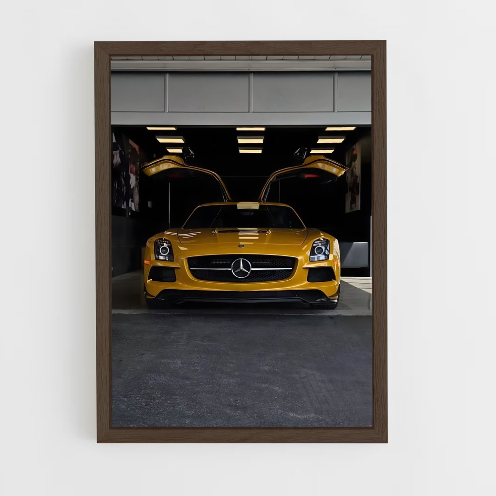 Poster Sls amg black series élégant – affiche Mercedes (vue 5)